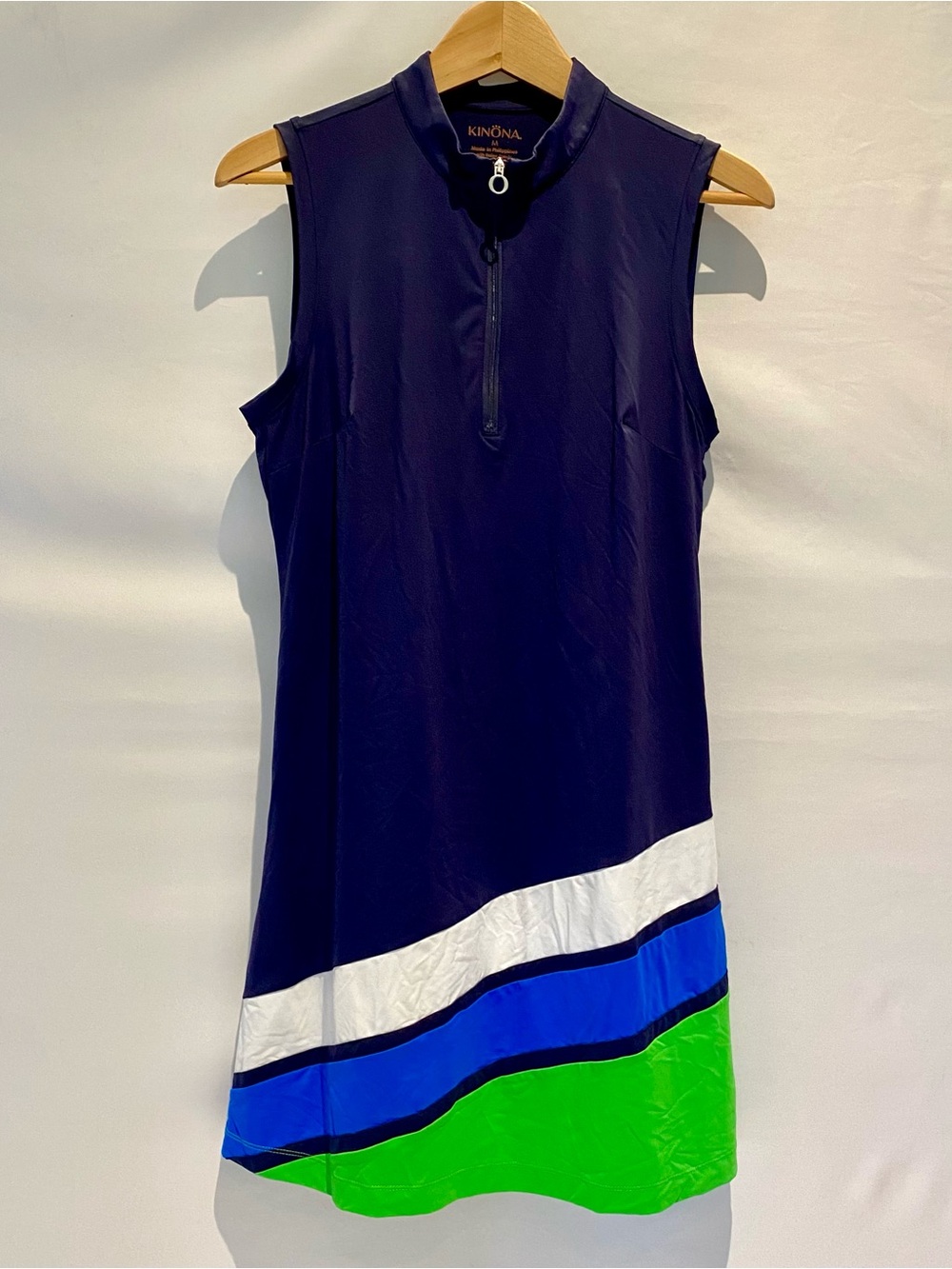 Kinona Navy Sleeveless Golf Dress, size M